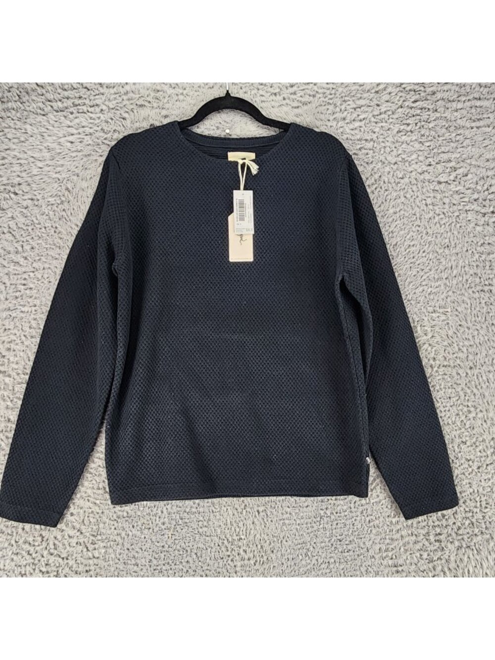 Civil Society Sweater Mens Medium Black Long Sleeve Crew Neck Pullover *NWT*